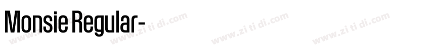 Monsie Regular字体转换